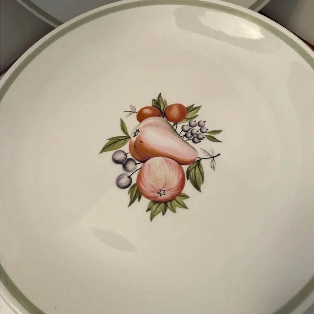 Evesham Salad Plates Ridgeway‎ Potteries Ltd Made In England Set Of 9
